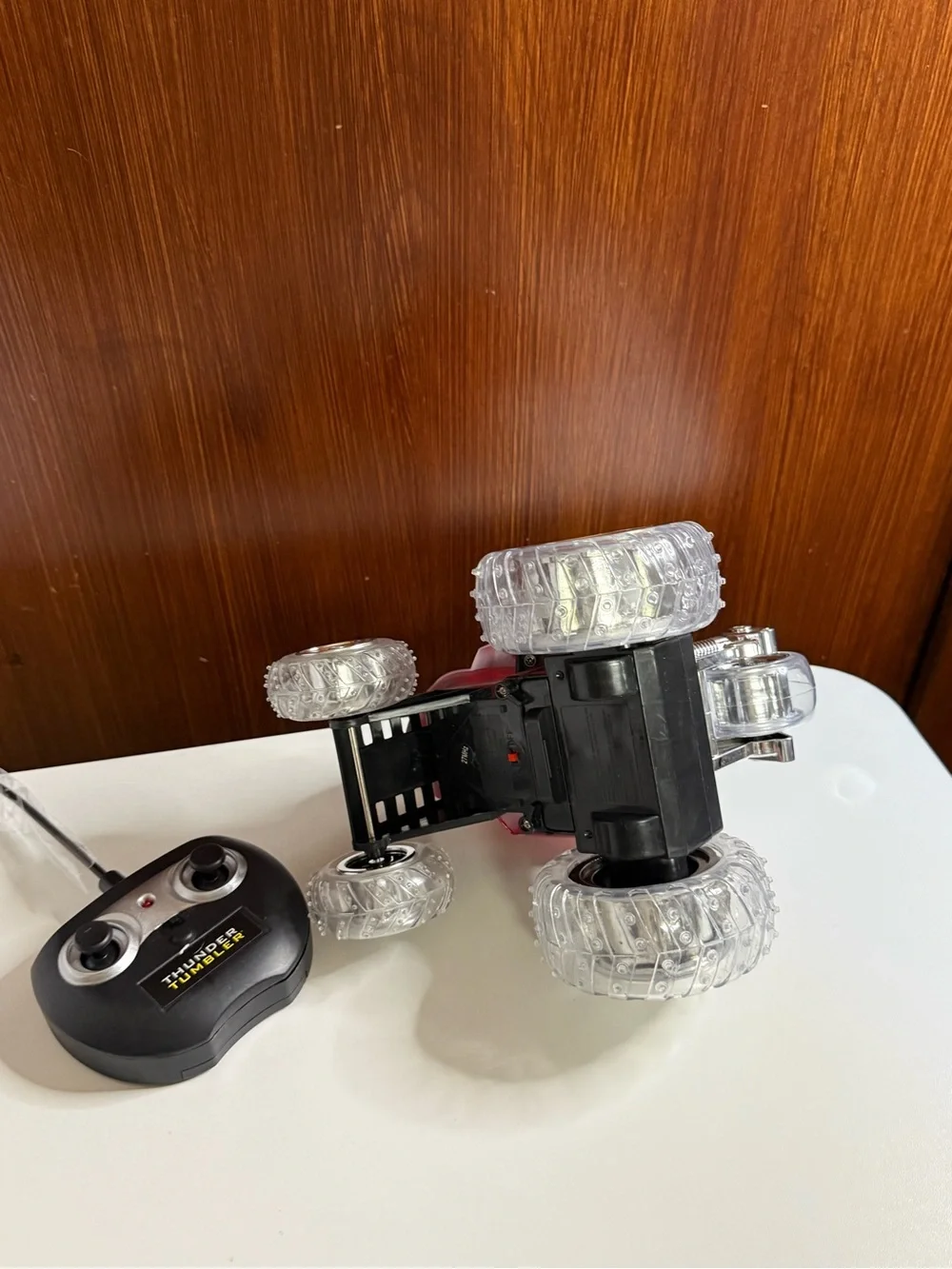 Red Remote Control Stunt Monster Truck for Kids